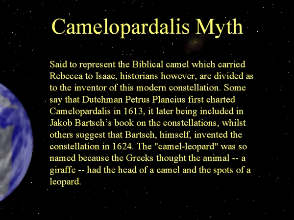 camelopardalis myth